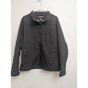 C2 Men's Free Country Base Camp II Softshell Jacket Black Size Large